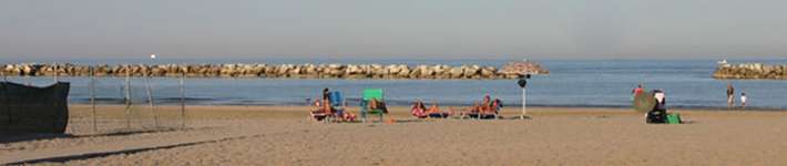 Strand am Mittelmeer