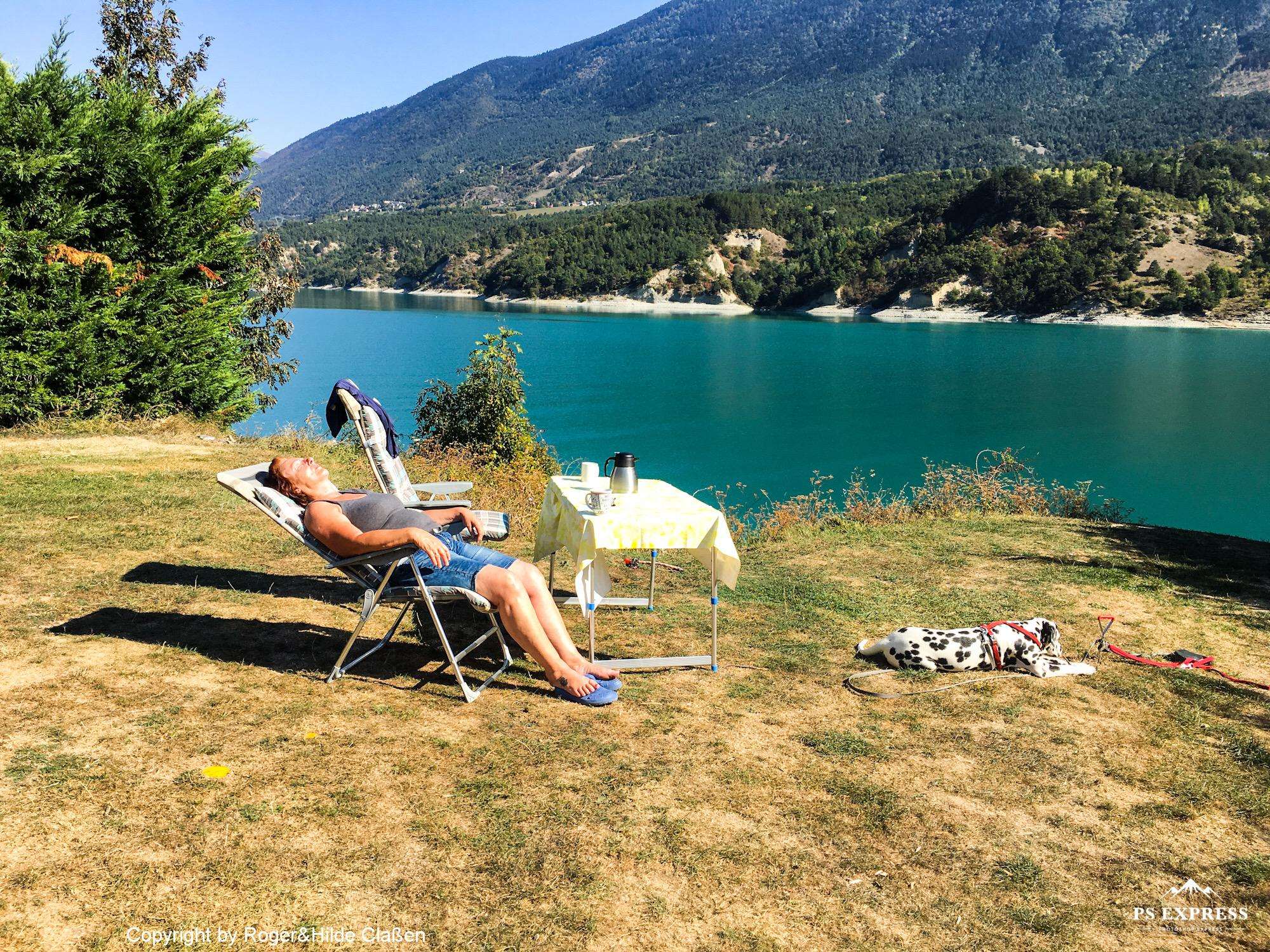 Die Reise ist das Ziel 7 Camping d'Herbelon / Lac de Monteynard