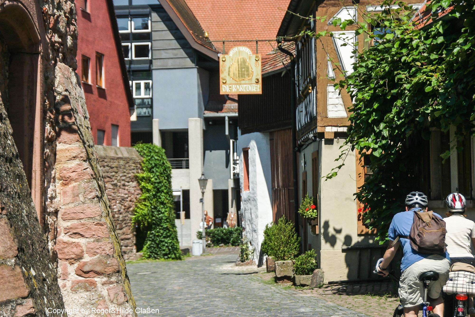 2010. Wochenende in Ladenburg 4 Altstadtgasse in Ladenburg