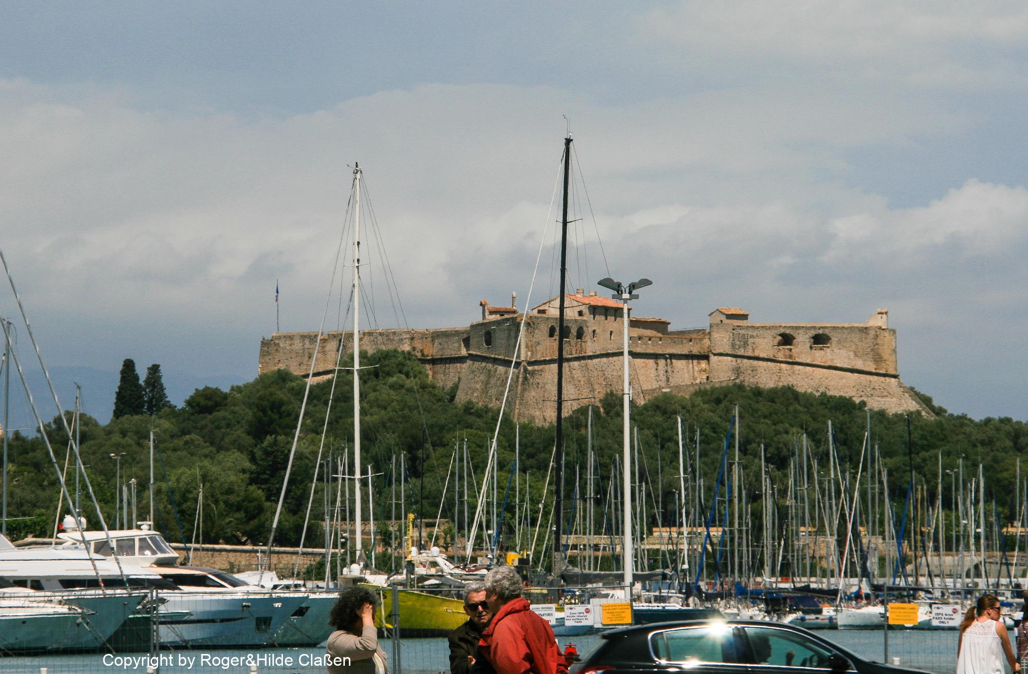 Motorradtour. Grasse, Nizza, Antibes 42 Fort Carre in Antibes