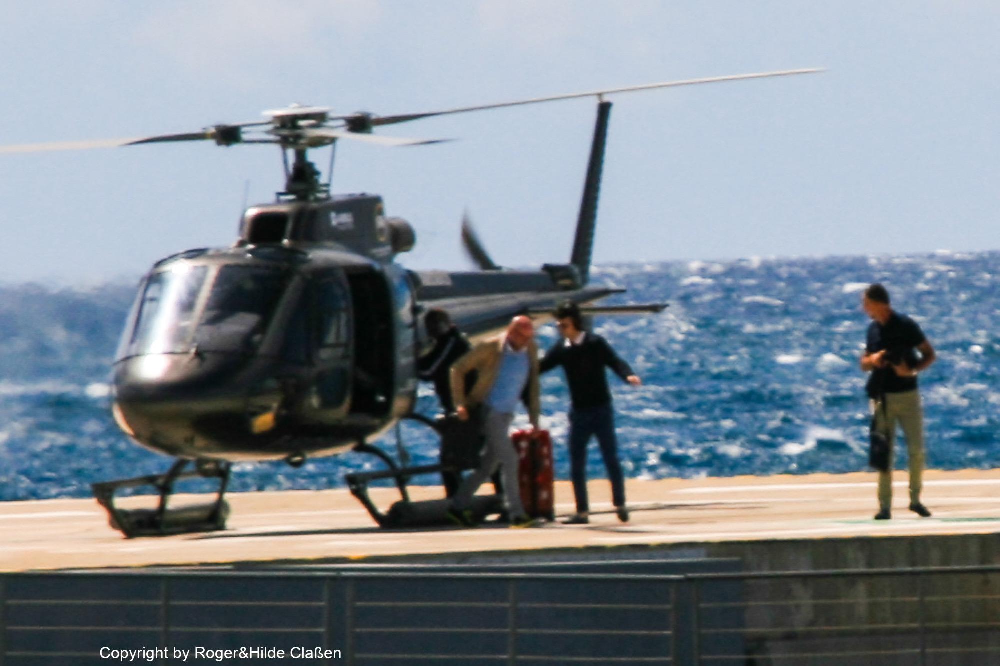 VIP kamen per Hubschrauber- Internationale Filmfestspiele von Cannes
