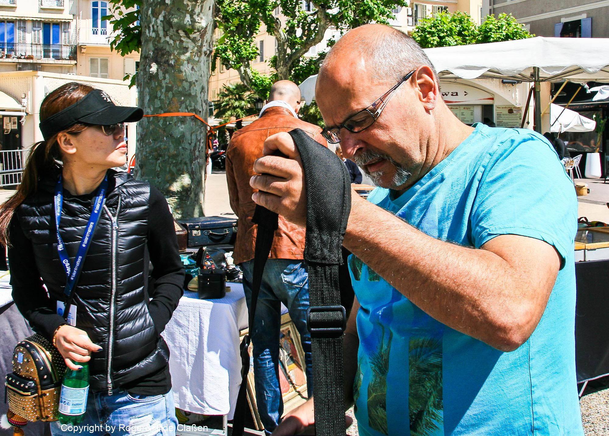 Internationale Filmfestspiele, Cannes 26 Auch ich Roger versuchte ein Foto von einem Prominenten zu machen.