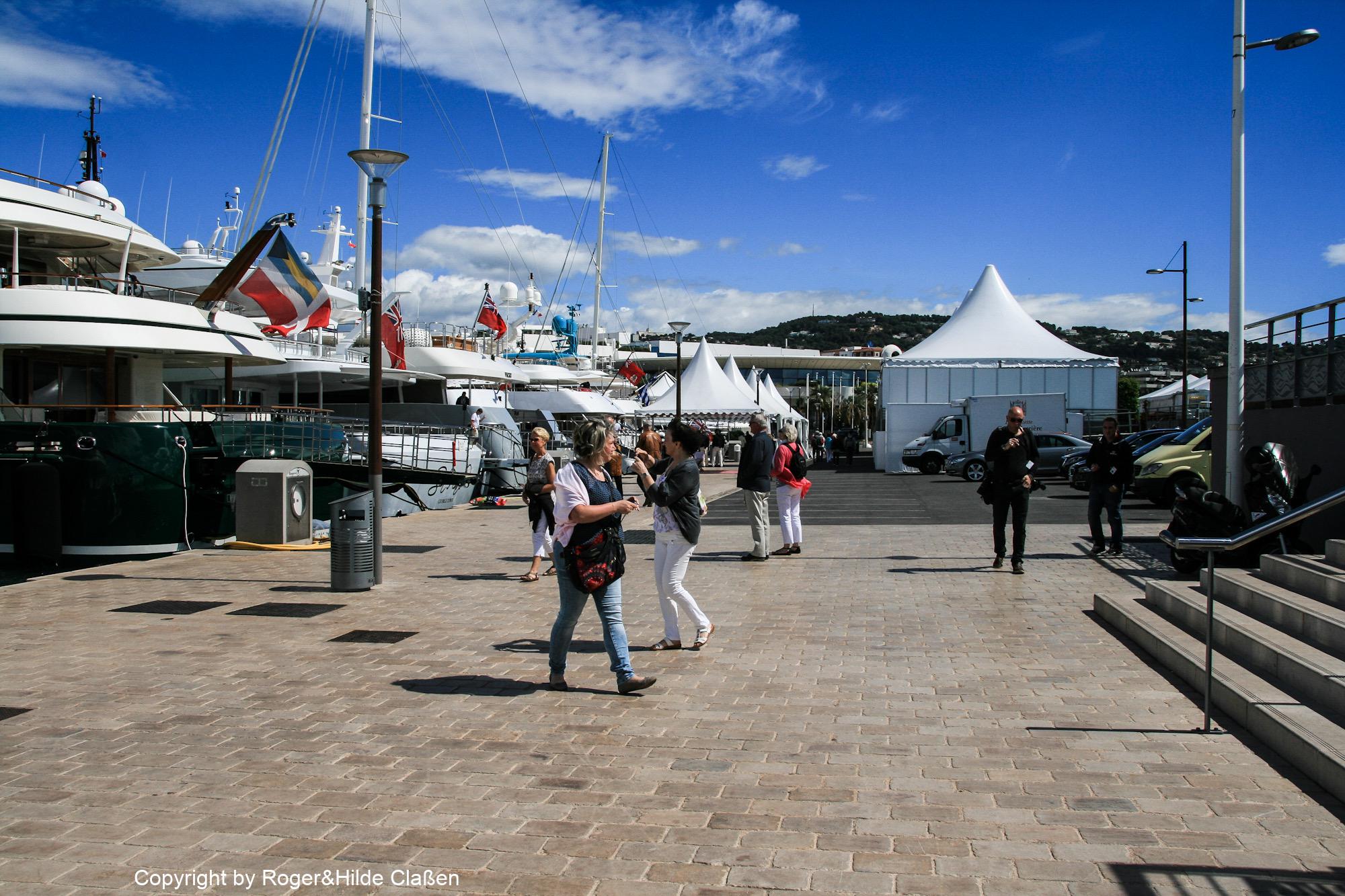 Internationale Filmfestspiele in Cannes 2016. VIP Zelte