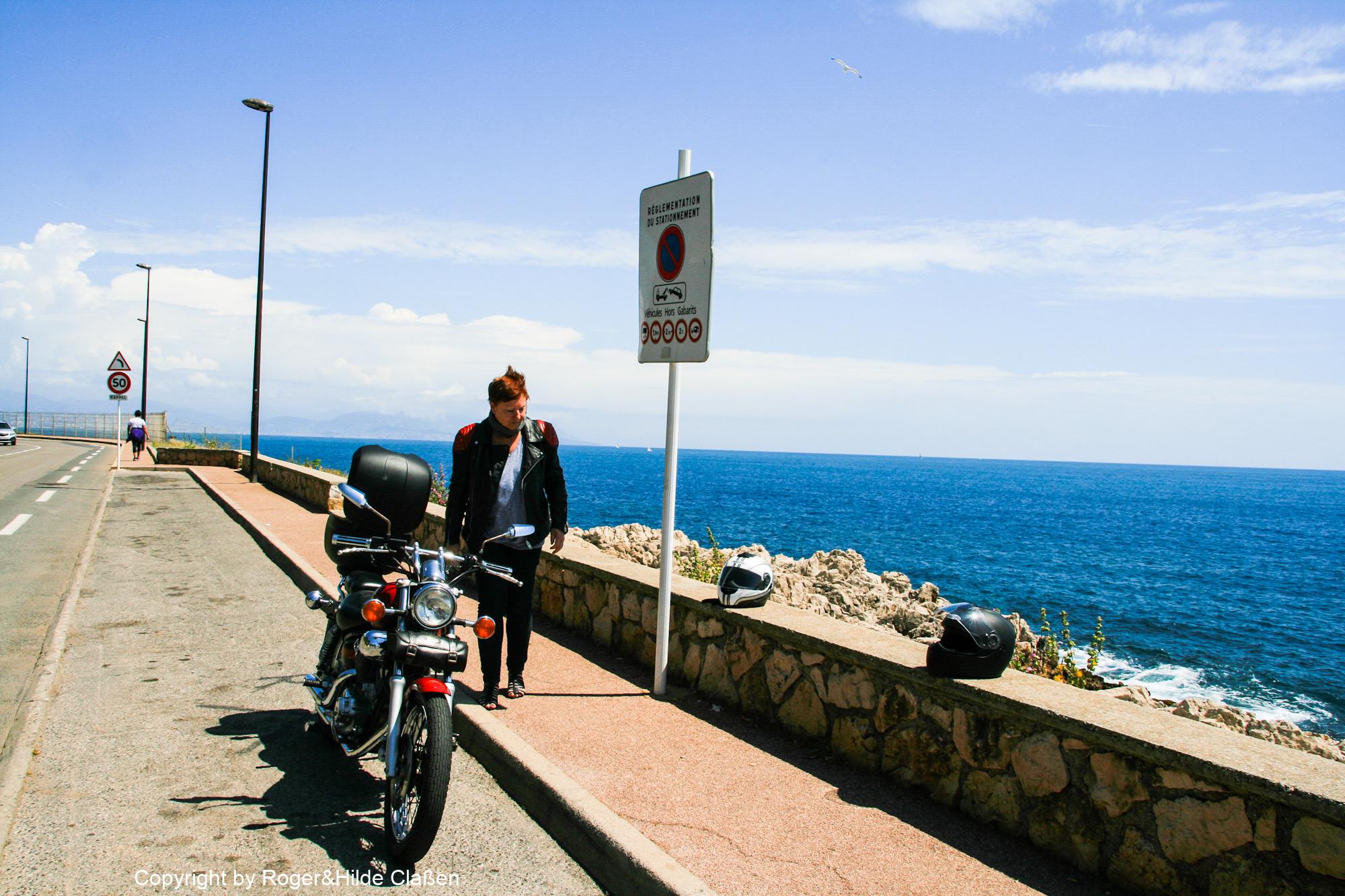 Motorradtour nach Grasse, Nizza und Antibes
