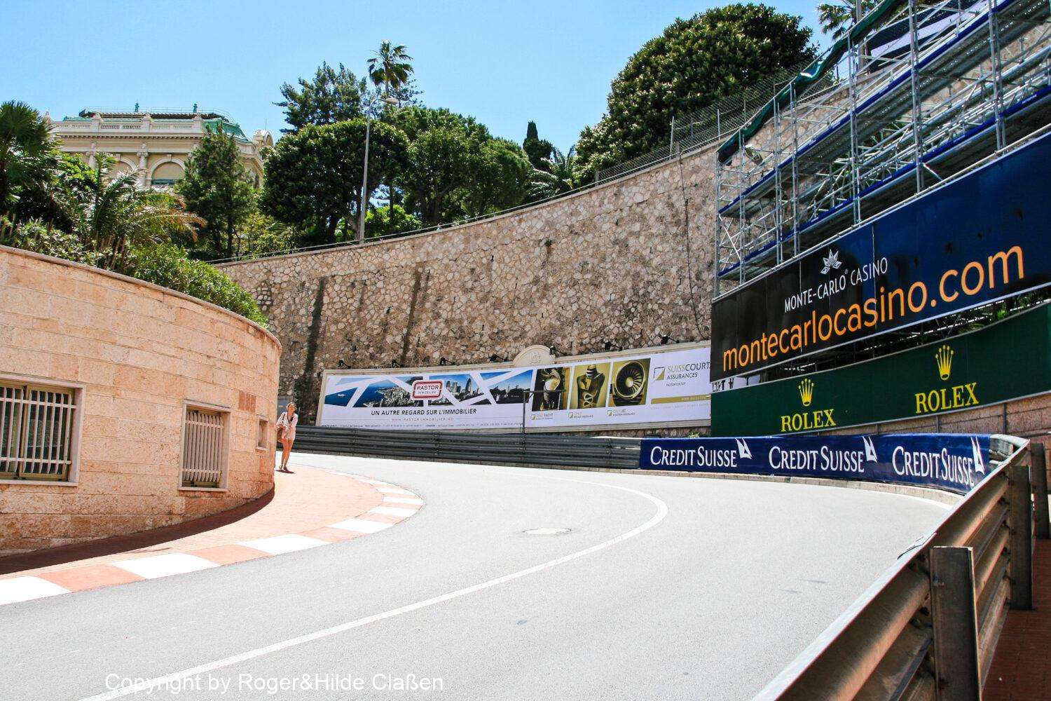 Monaco vor dem Grand Prix 13 Grand Prix Parcours von Monaco