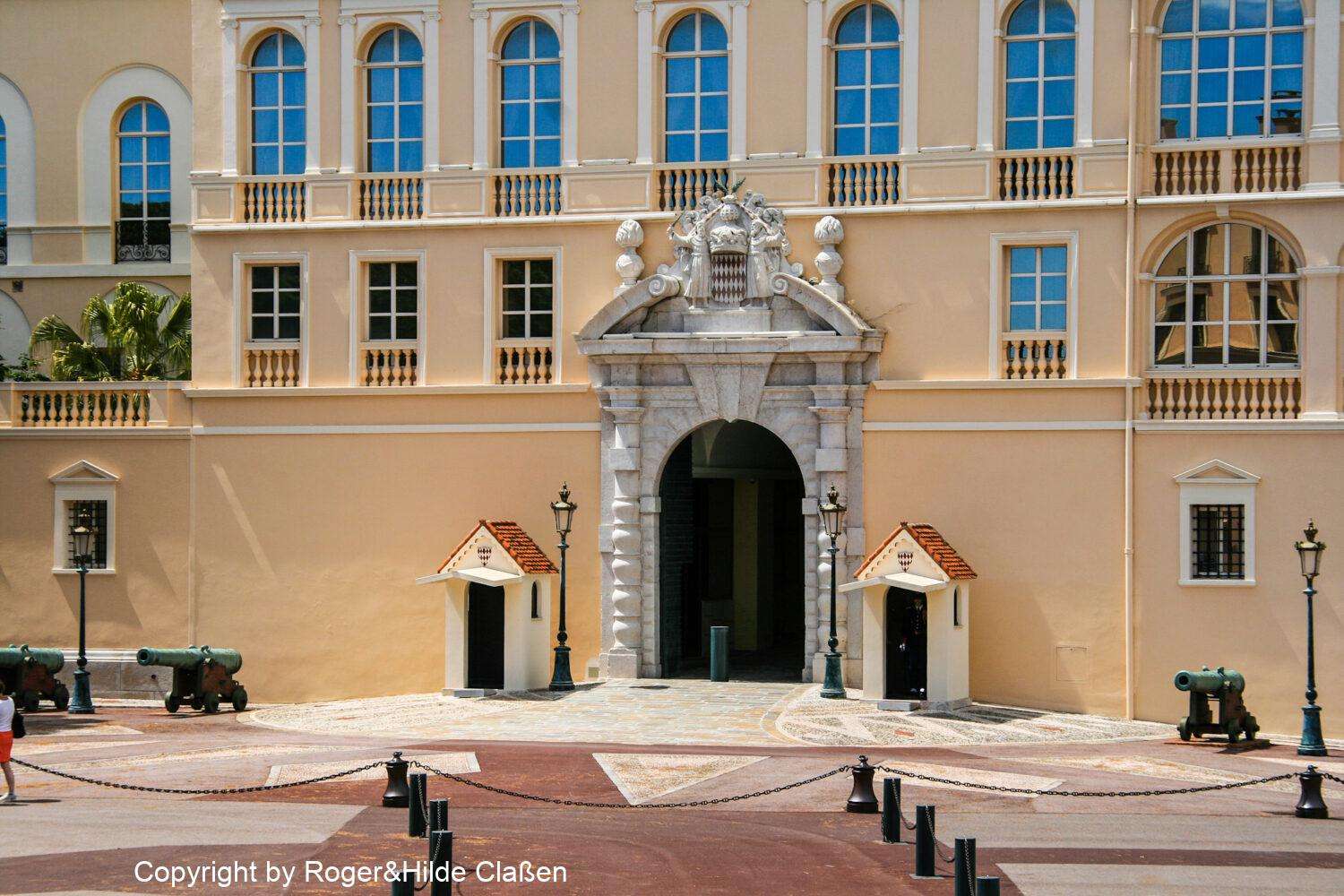 Monaco vor dem Grand Prix 17 Der Fürstenpalast von Monte Carlo