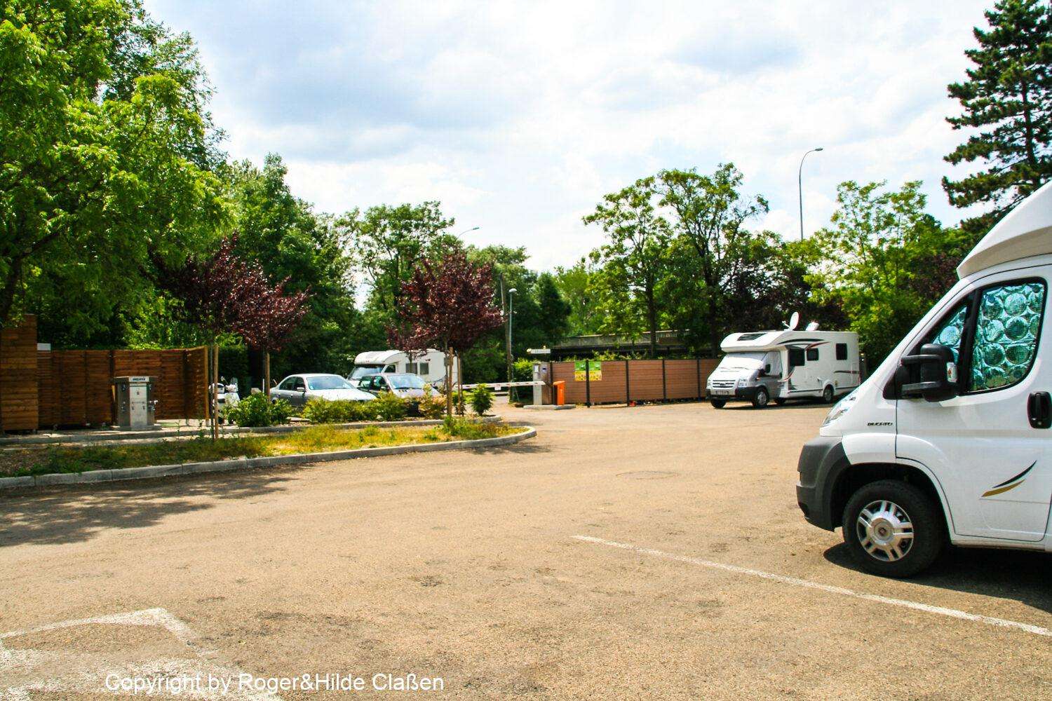 Von Trier über Metz nach Dijon 25 Auf dem Wohnmobilstellplatz in Dijon