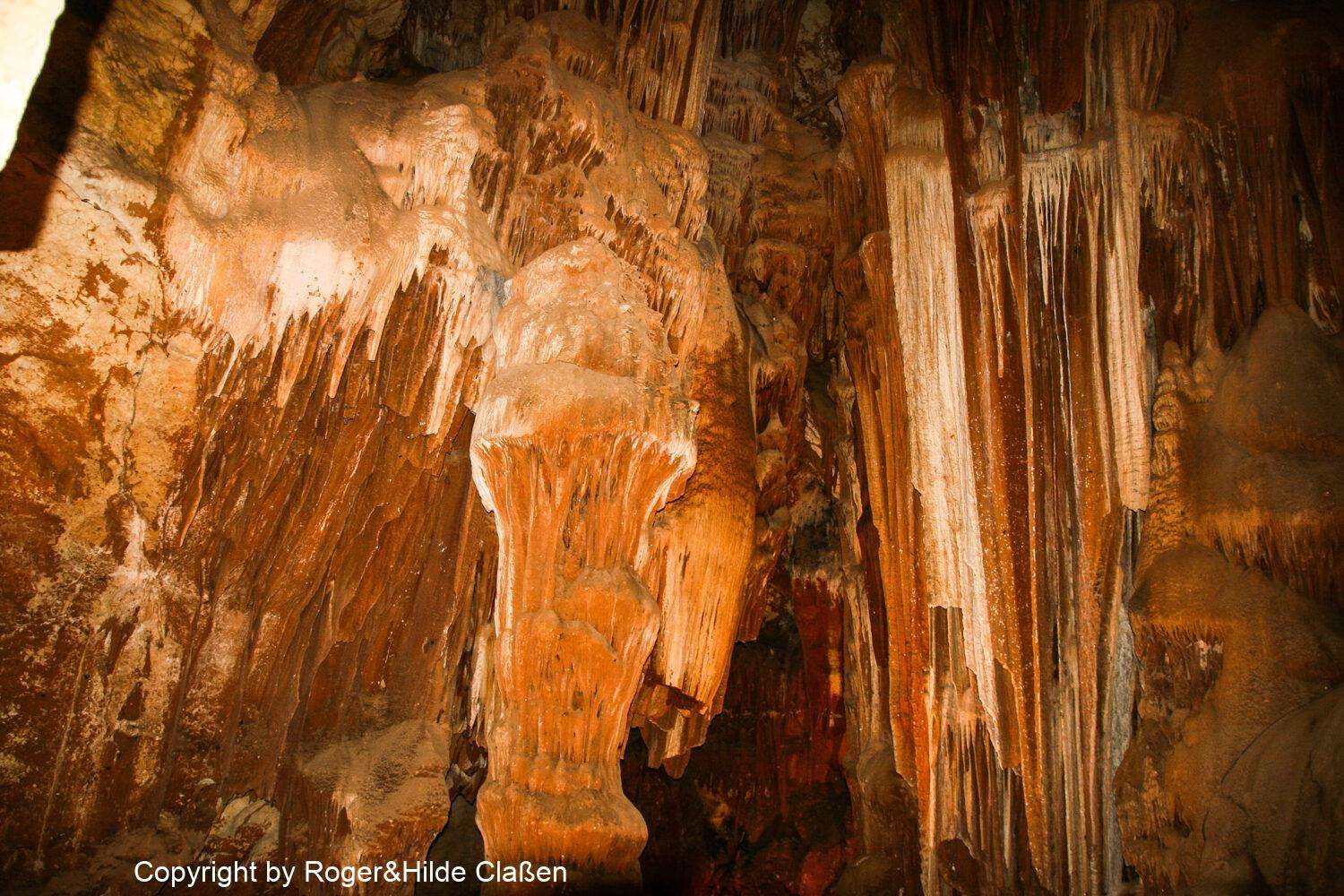 Reptilienfarm zum Vallon Pont d'Arc 35 Wir tauchen in die geheimnisvolle Welt dieser Höhle ein.