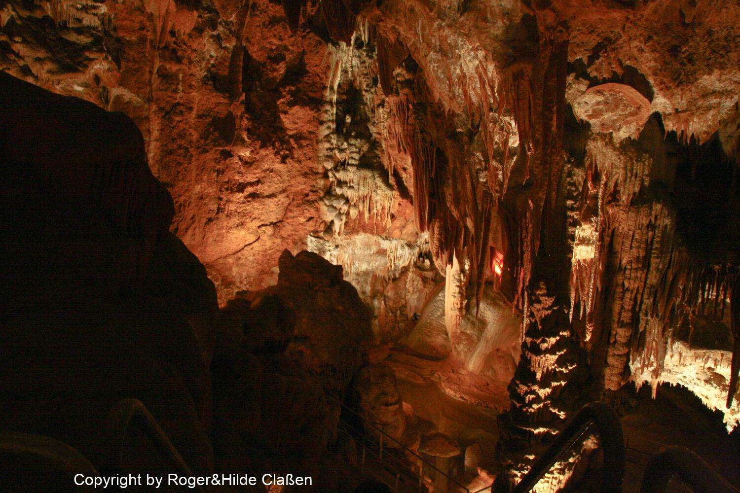 Reptilienfarm zum Vallon Pont d'Arc 39 Eine Fantasiewelt aus Stein und Licht