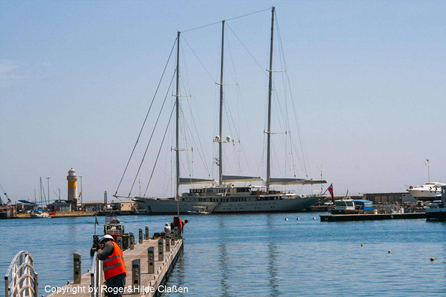 Saint-Tropez, Cannes und Genua 18 Dreimaster im Hafen von Cannes