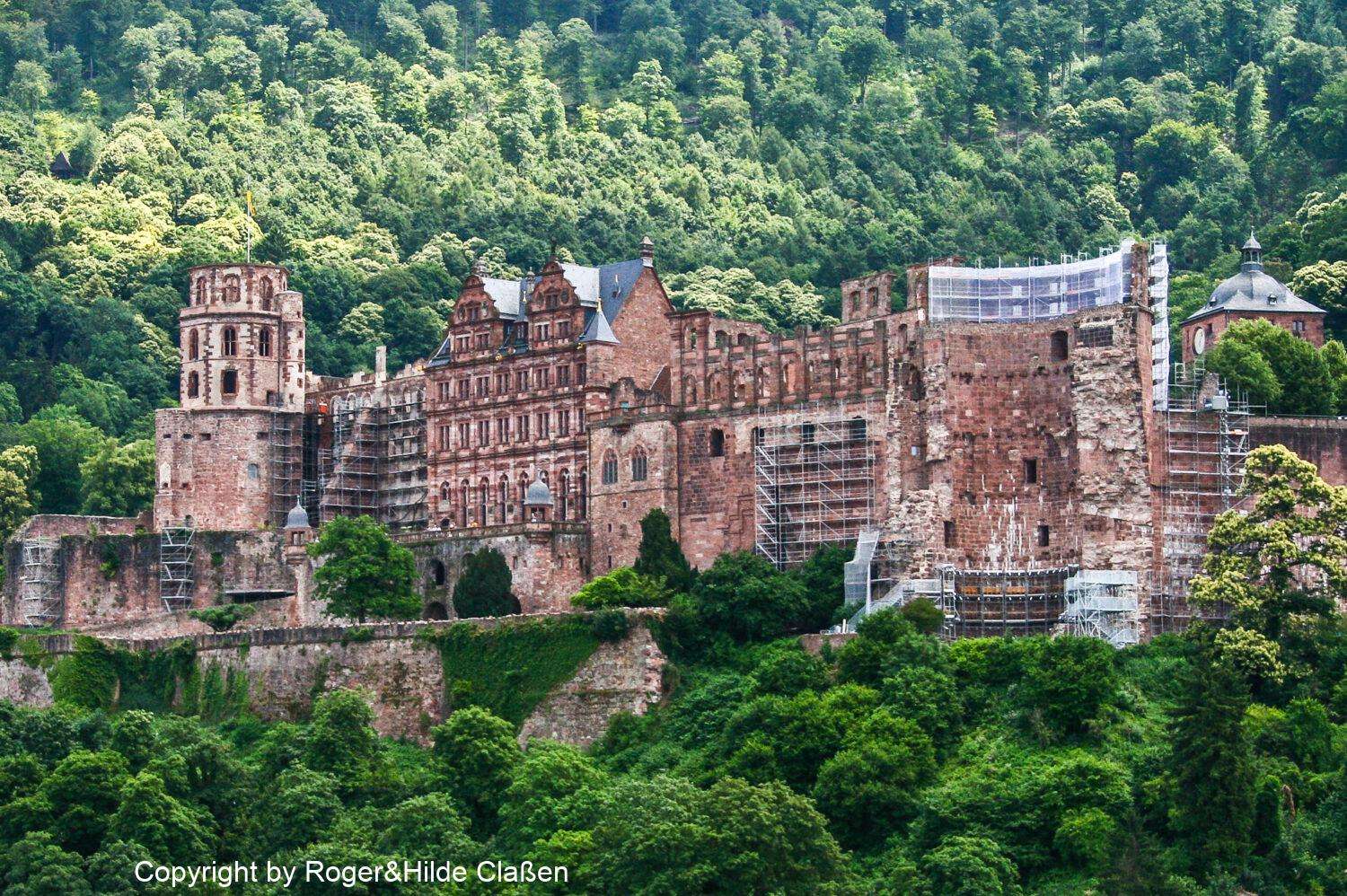 Die Ruine des Heidelberger Schlosses