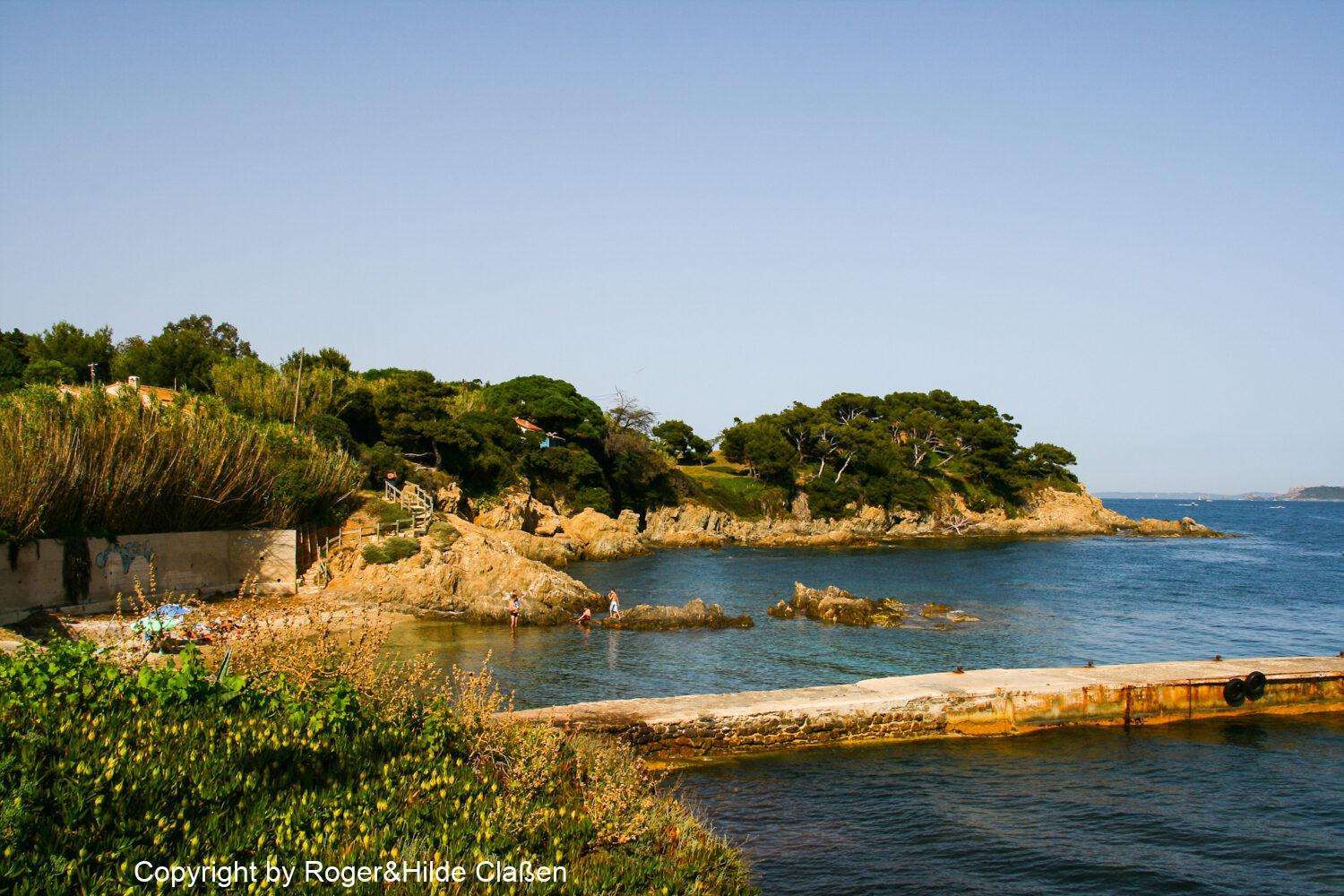 Aix-en-Provence und Hyeres 17 Eine der vielen Badebuchten auf der Halbinsel Giens