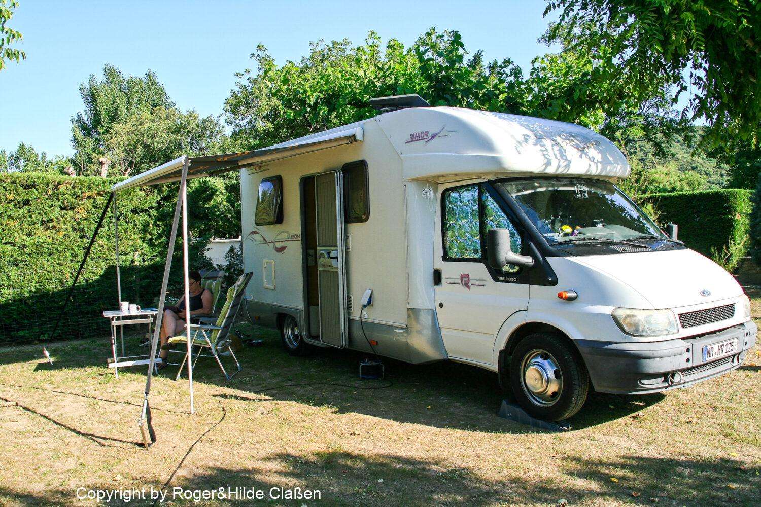 Reptilienfarm zum Vallon Pont d'Arc 4 Unser Rimor auf dem Campingplatz Camping L-Ardéchois - Vallon-Pont-d-Arc