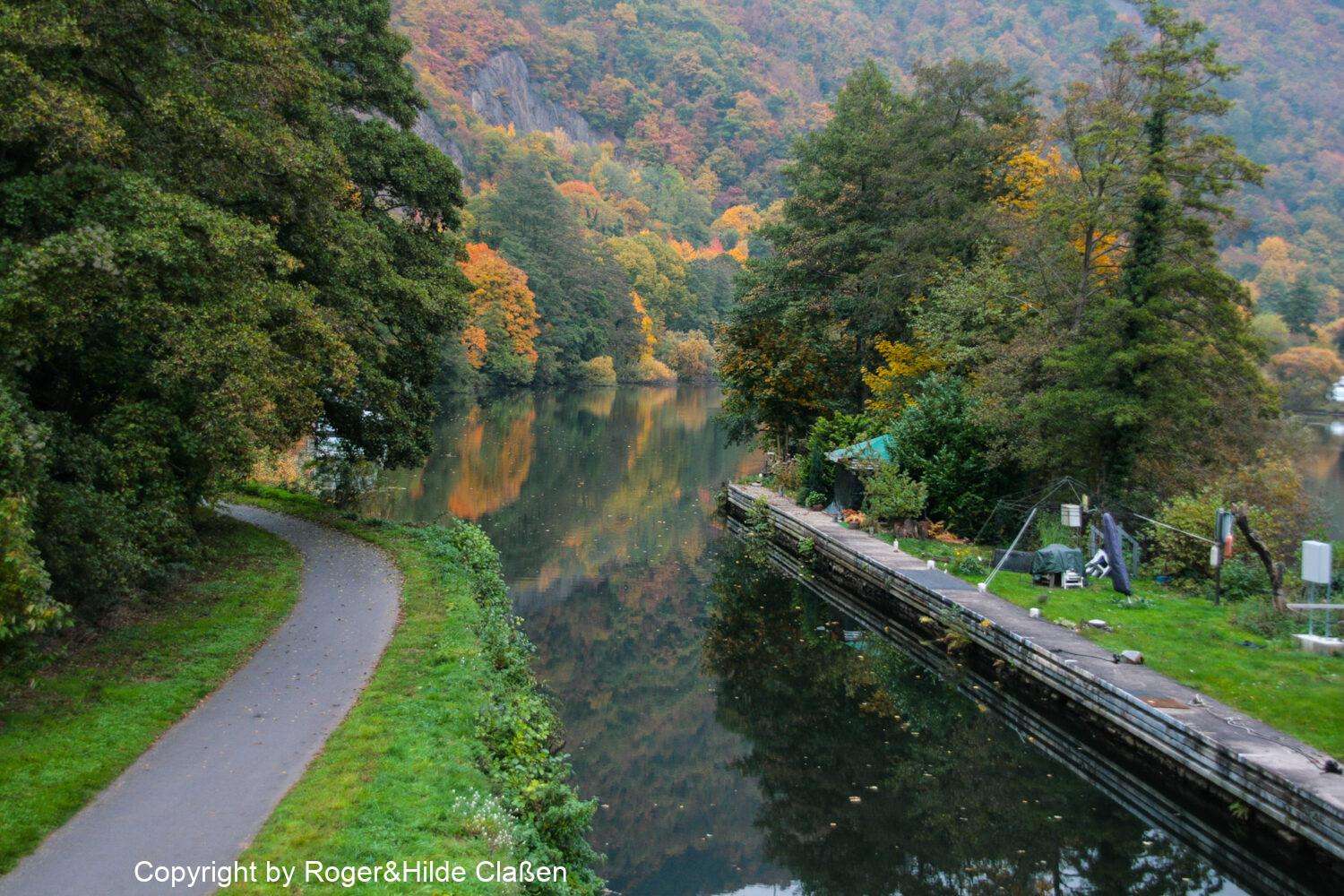 Westkapelle und Lahnstein. 27 Mit dem Fahrrad an der Lahn entlang