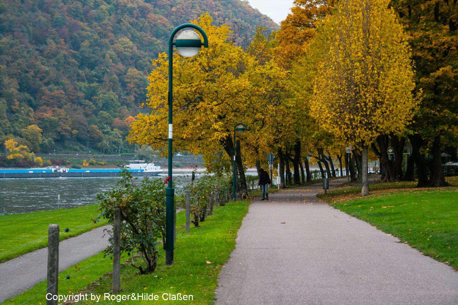 Westkapelle und Lahnstein. 28 Mit dem Fahrrad am Rhein entlang nach Lahnstein