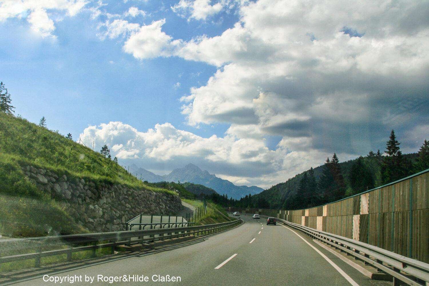 Die A12 Richtung Innsbruck