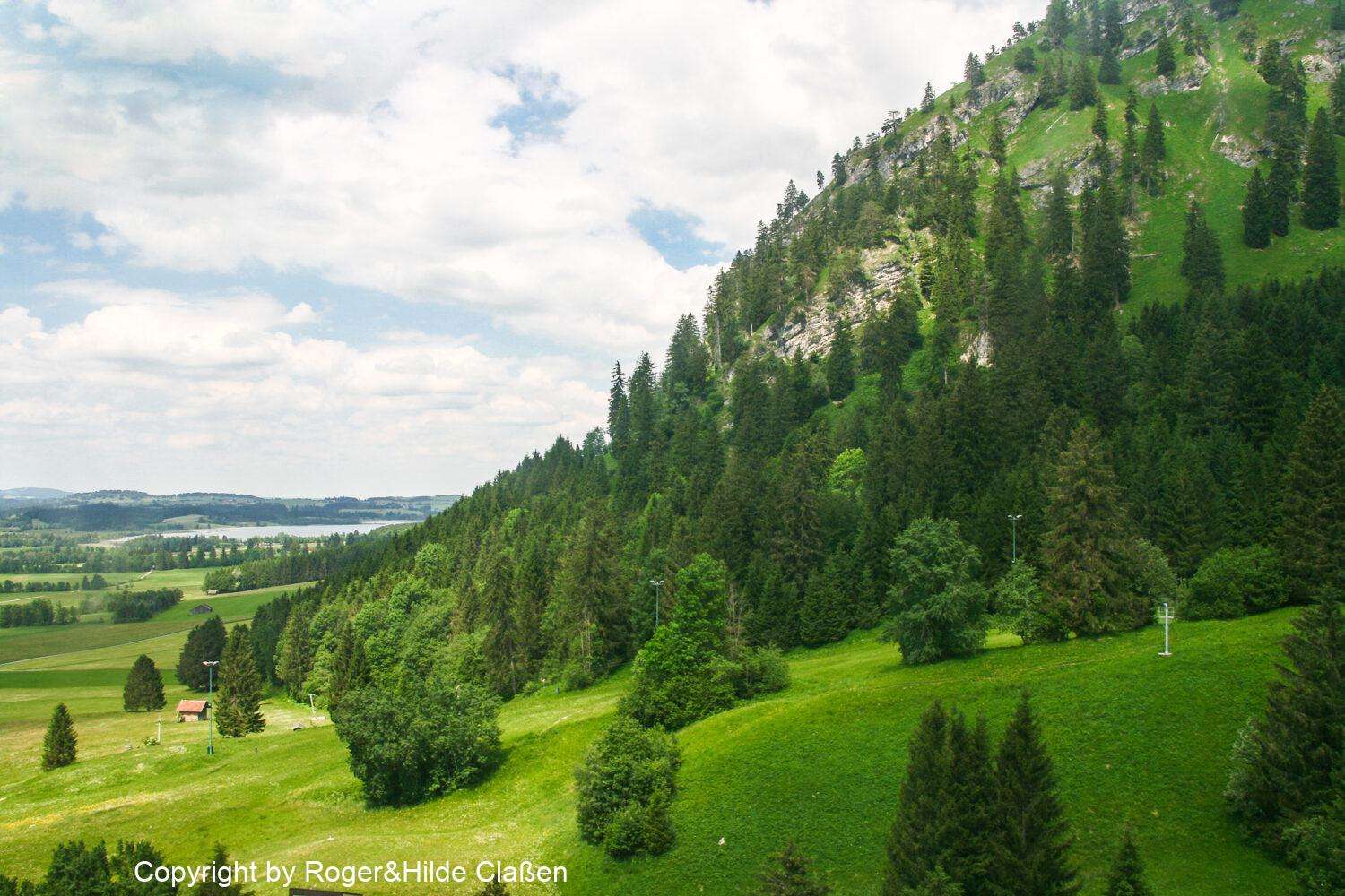 Berghang am Nähe des Tegelberg