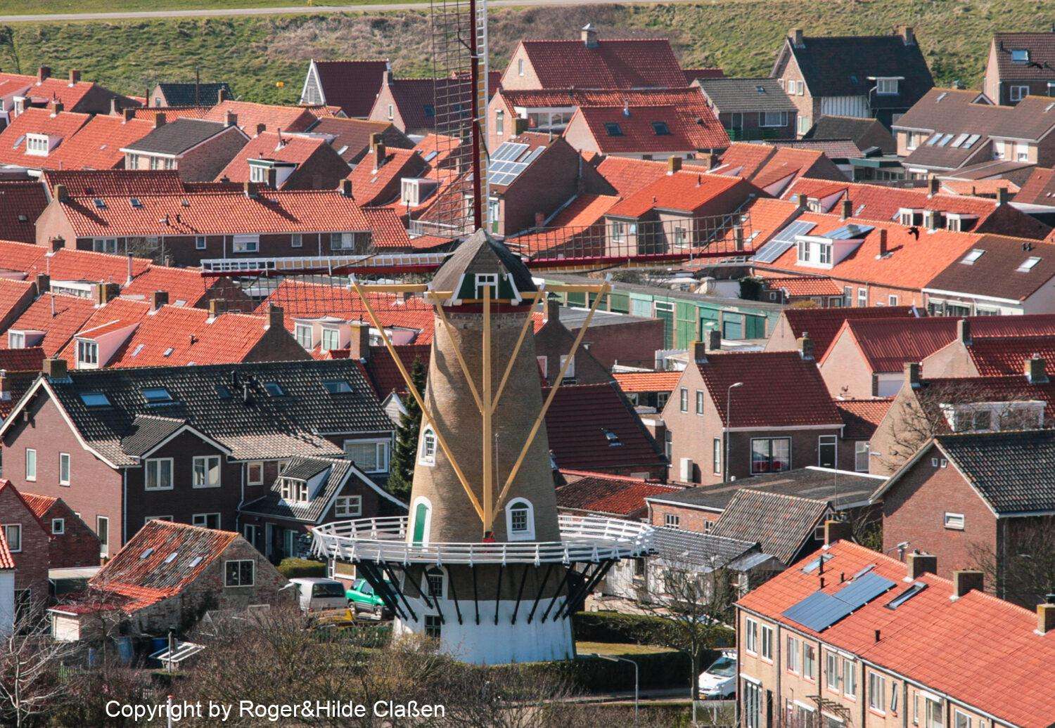 Westkapelle und Lahnstein. 10 Die Windmühle von Westkapelle.