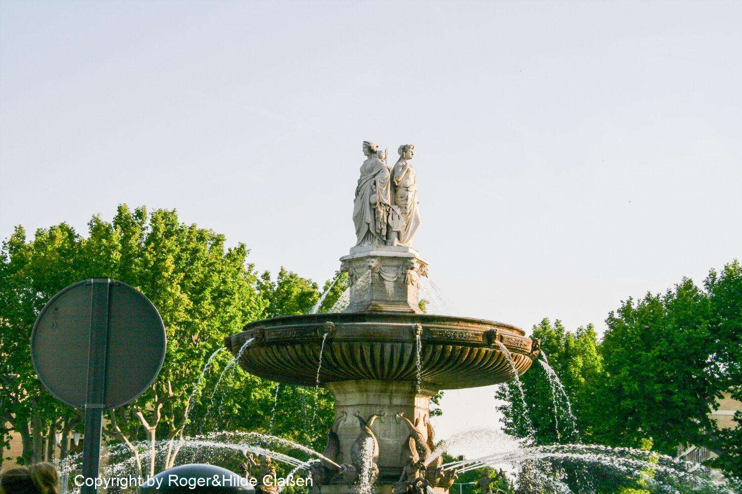 Fontaine de la Rotonde in Aix-en-Procevence.