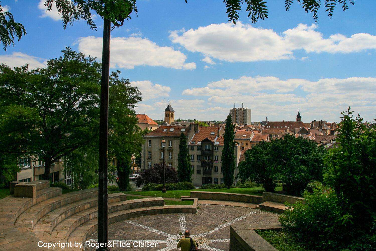 Von Trier über Metz nach Dijon 22 Jardin des Tanneurs de Metz