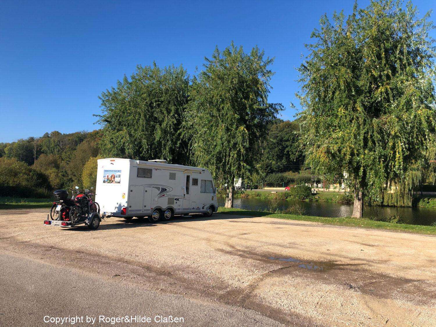 Buchholz nach Narbonne Plage 5 Der Wohnmobilstellplatz in Bazoillesj-sur-Meuse