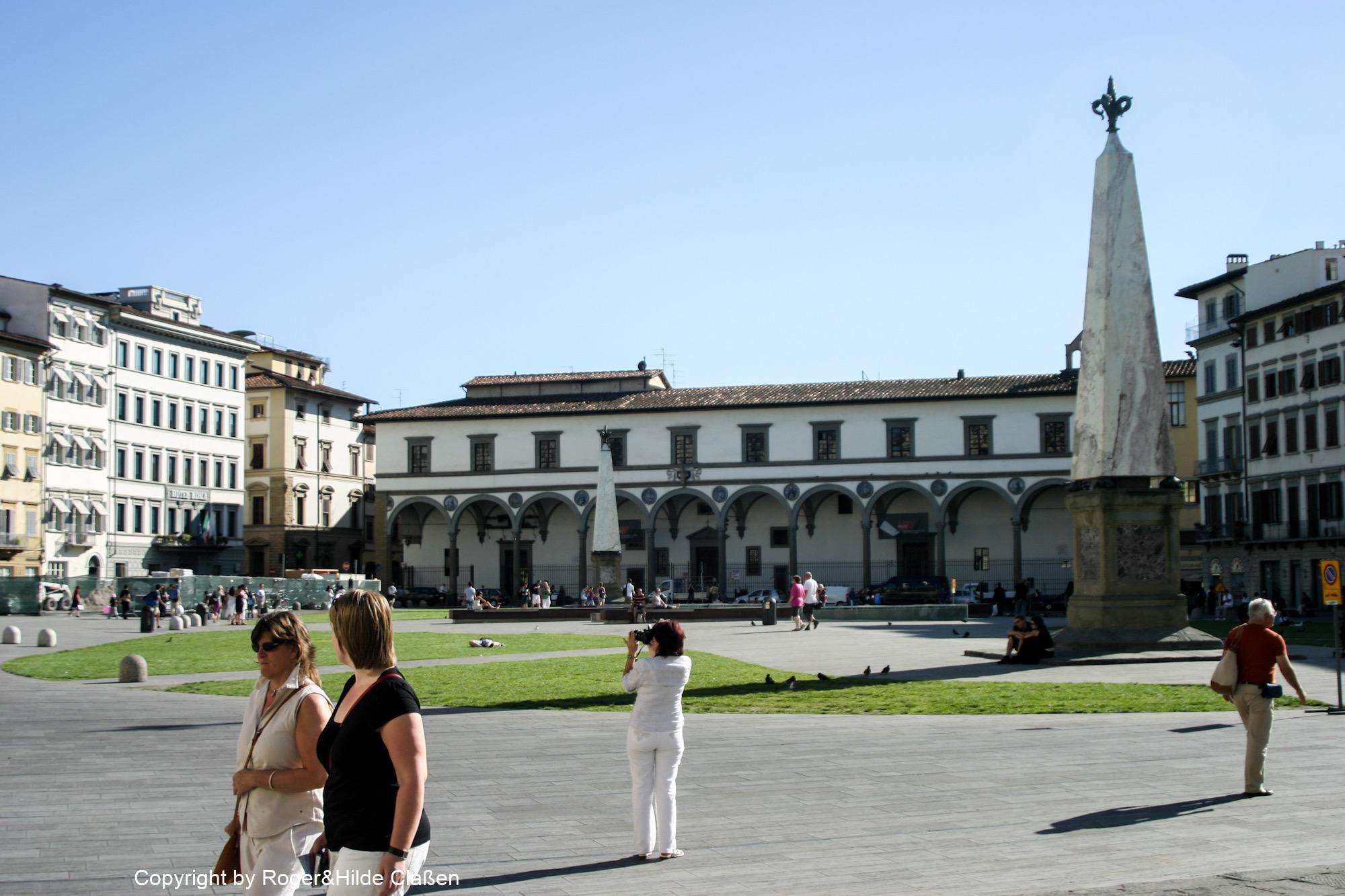 2010. Die Toskana 45 Piazza Santa Maria Novella in Florenz