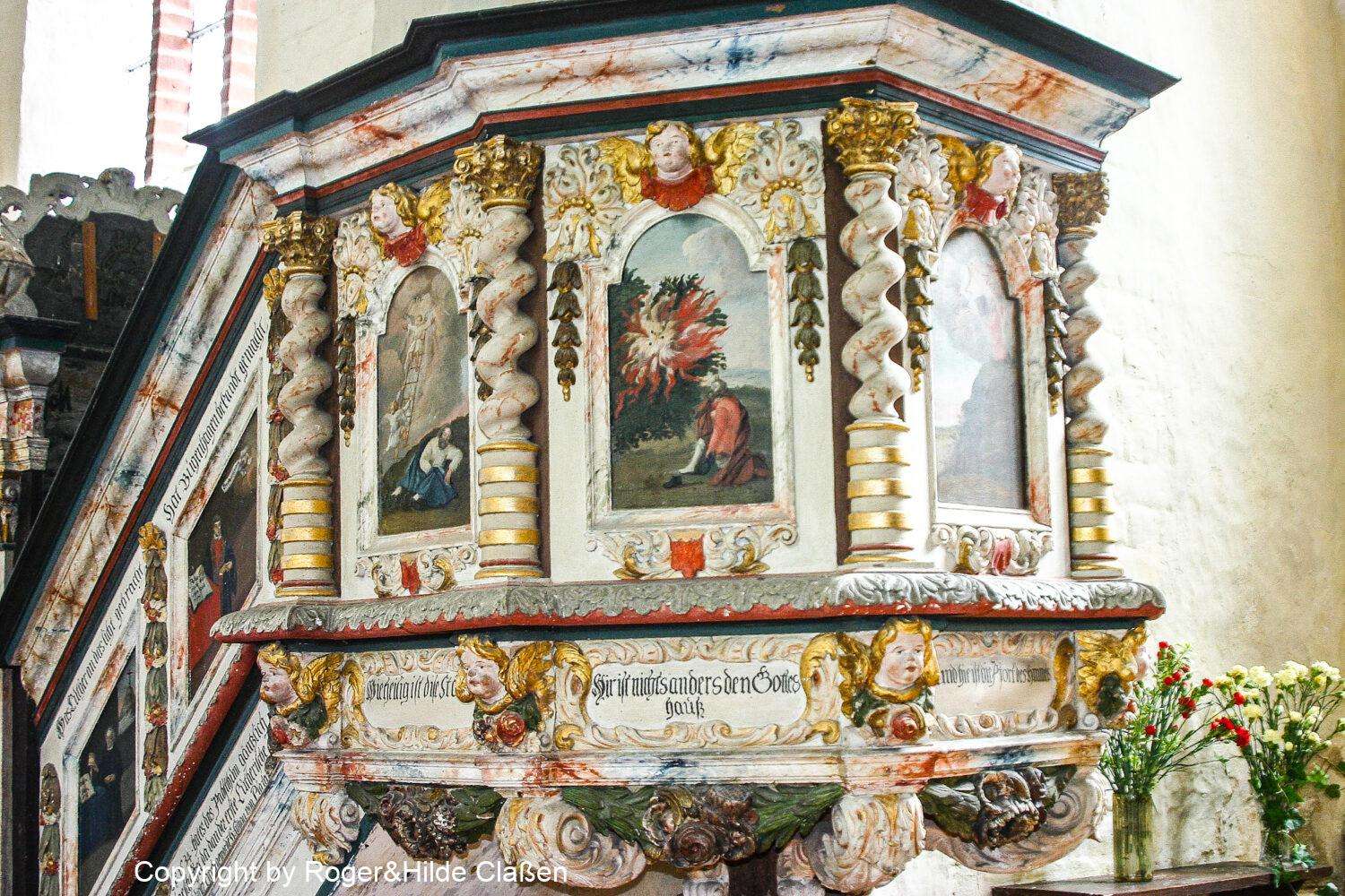 Hochzeitsreise nach Rügen 73 In der Kirche von Schaprode auf der Insel Rügen