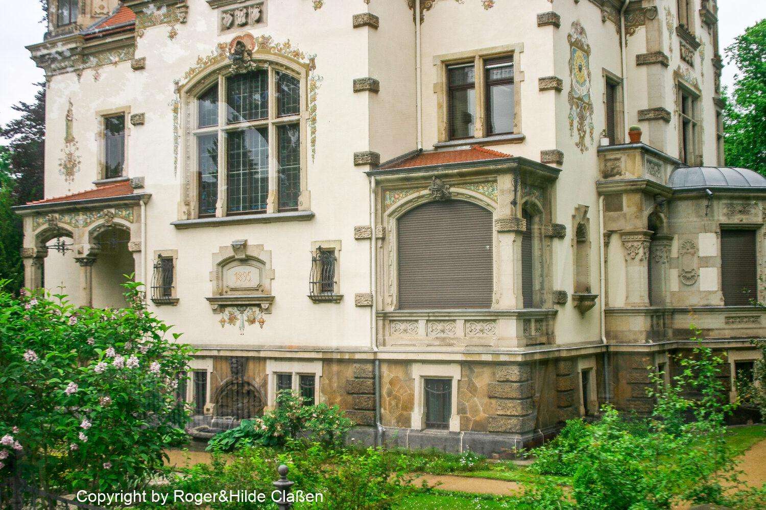 Hochzeitsreise nach Rügen 112 Die Villa Weigang ist eine historische Villa und steht unter Denkmalschutz. Sie befindet sich in der Goetheallee 55 im Dresdner Stadtteil Blasewitz. Sie ist wohl die schönste Villa der Blasewitzer Villen