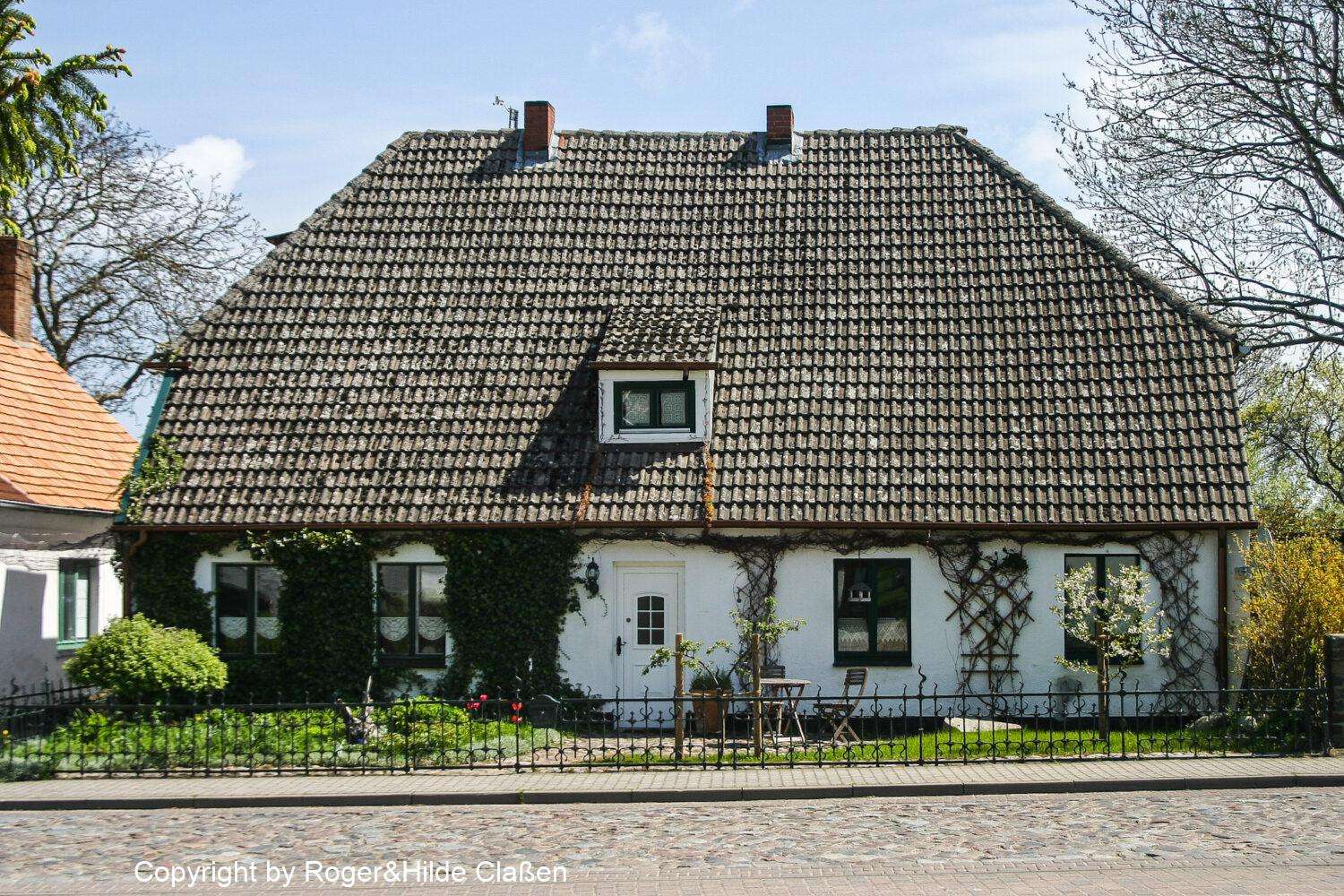 Ein historisches Haus in Altenkirchen auf der Insel Rügen