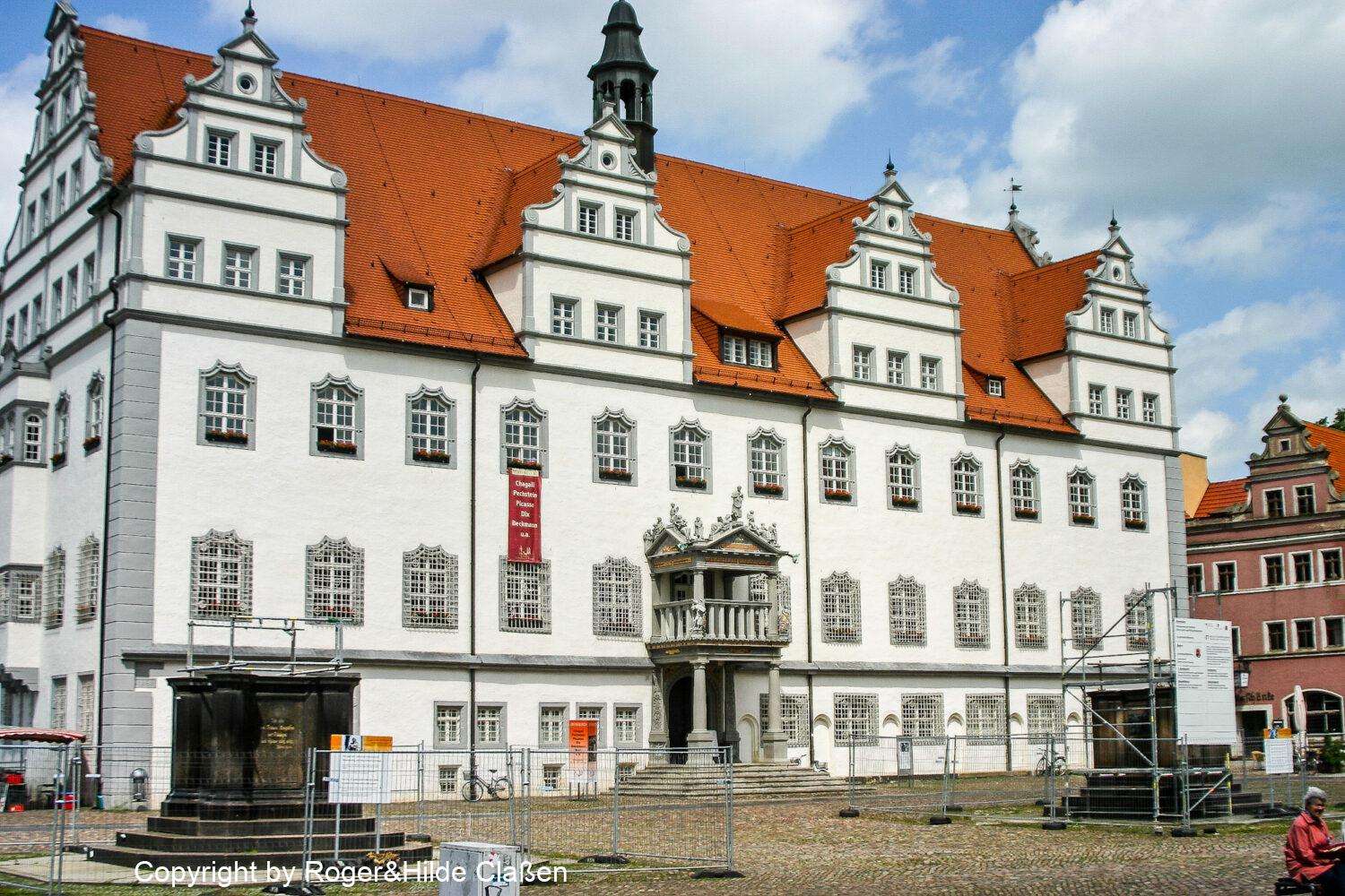 Hochzeitsreise nach Rügen 103 Das Rathaus von Wittenberg