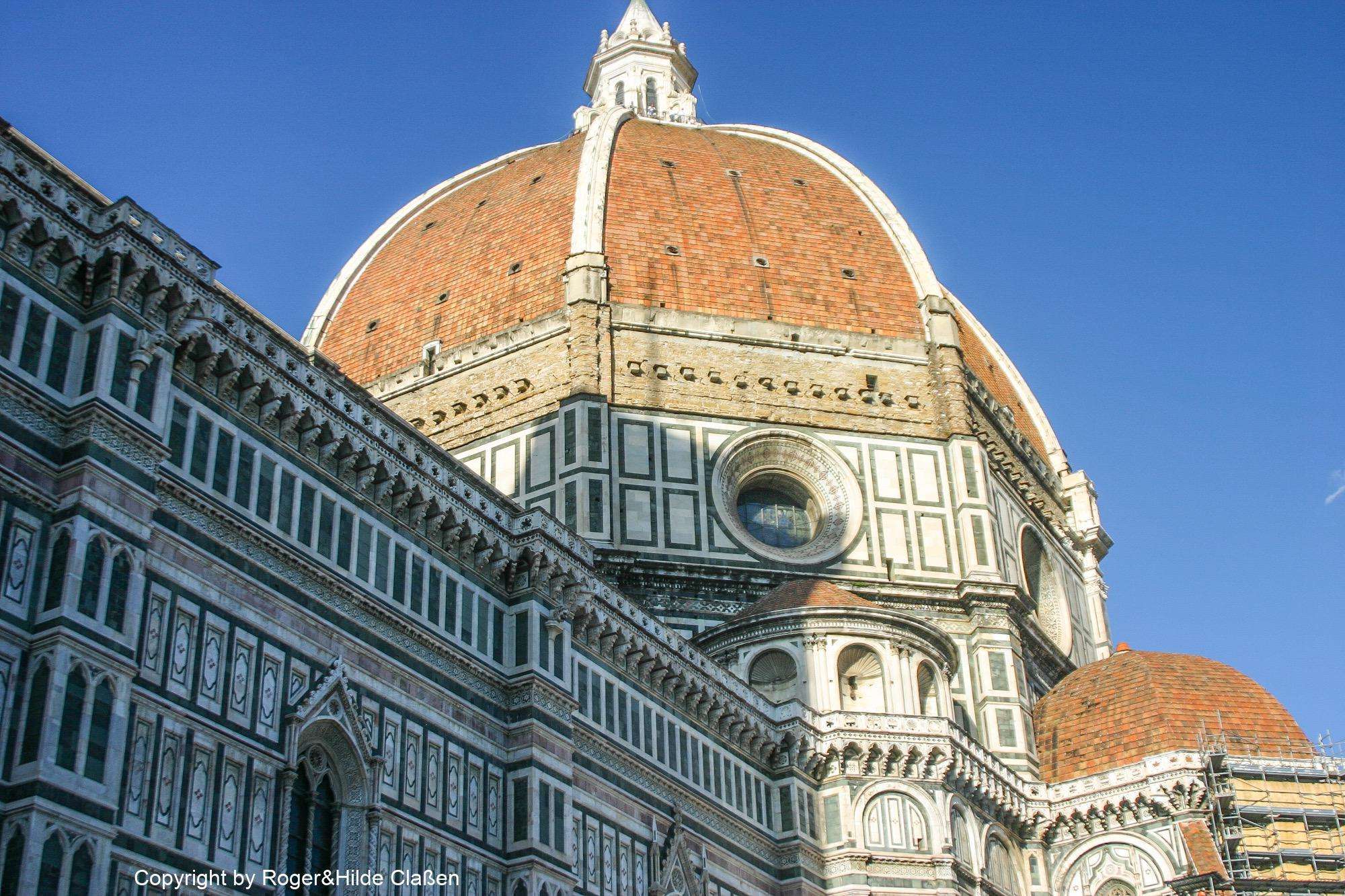 2010. Die Toskana 42 Brunelleschi's Renaissancekuppel der Kathedrale von Florenz
