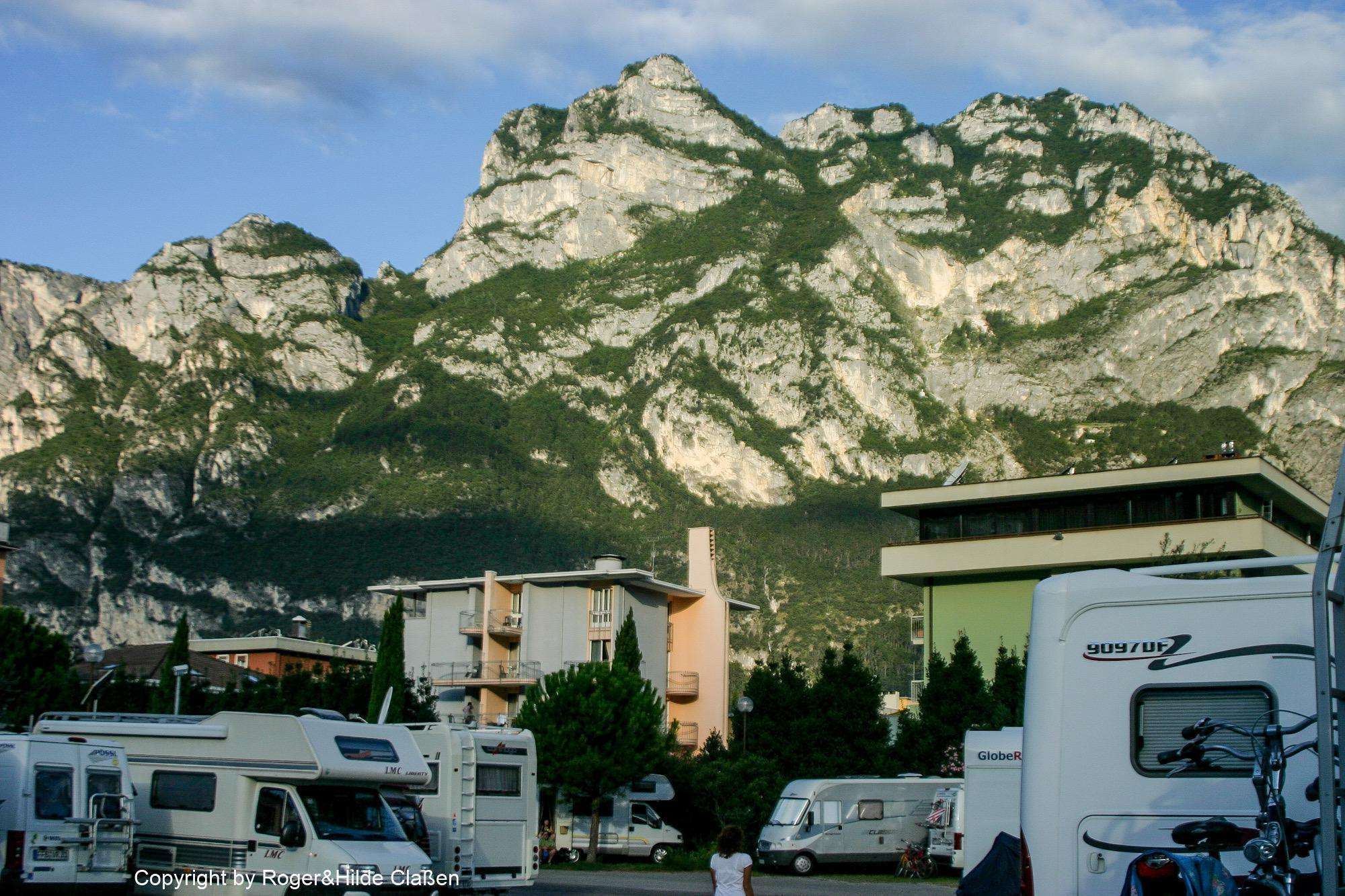 2010. Die Toskana 27 Wohnmobilstellplatz in Riva del Garda