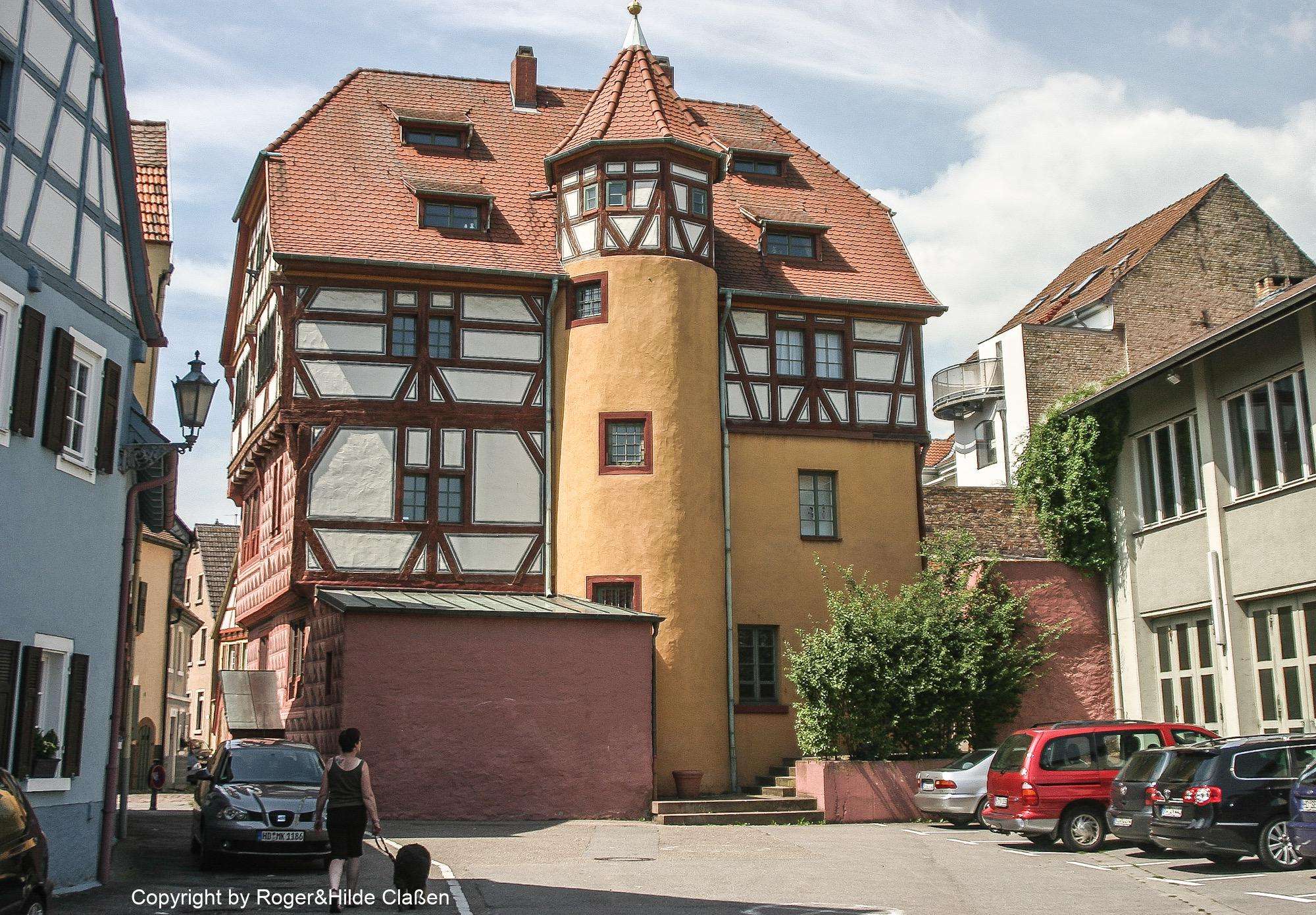 2010. Wochenende in Ladenburg 10 Haus mit Turm in Ladenburg