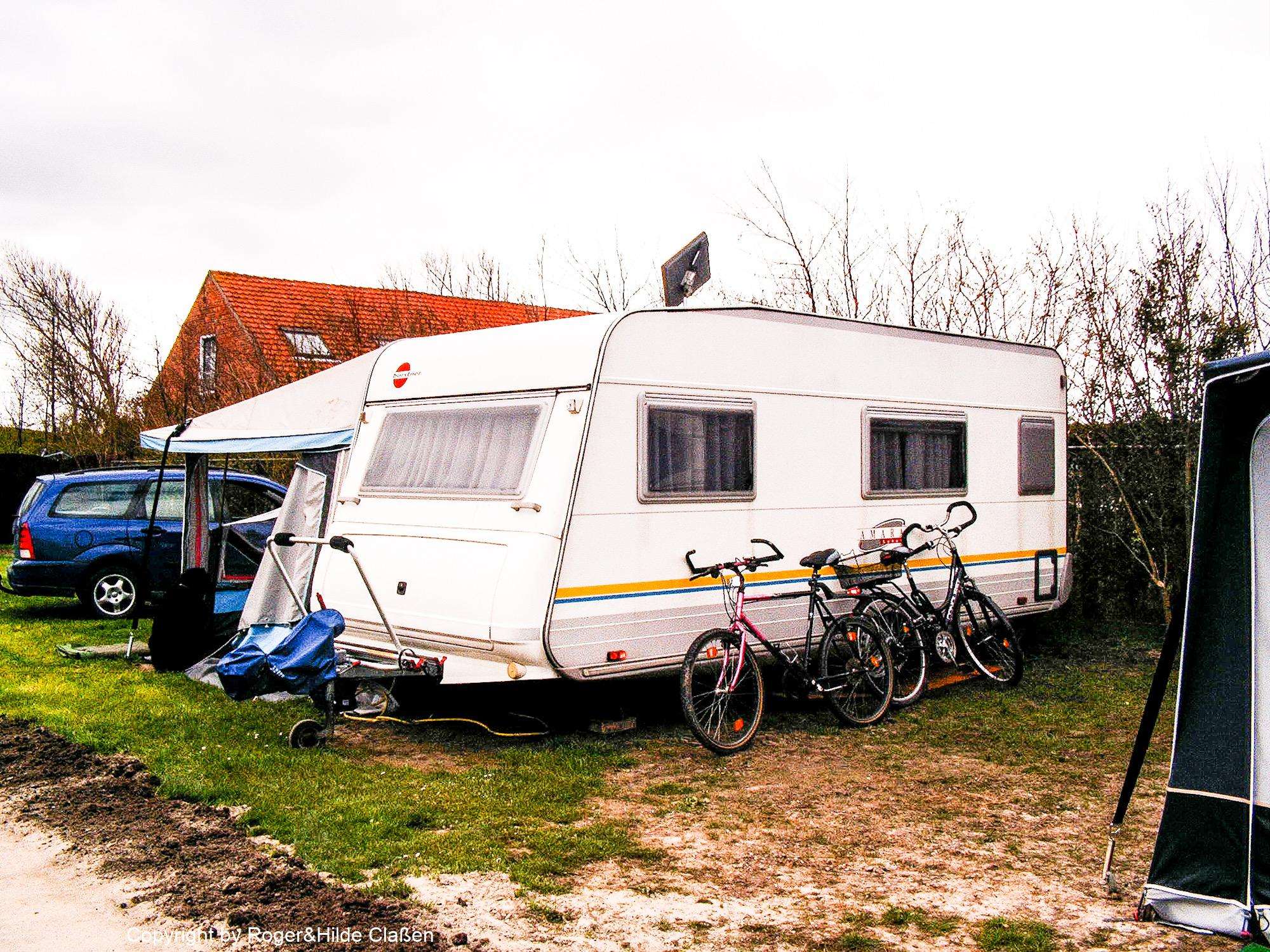 Wir über uns. Die Lust auf Reisen 6 Unser Bürstner Almera auf dem Campingplatz in Westkapelle