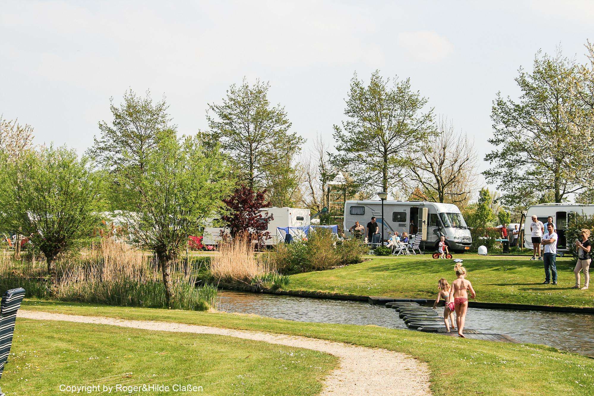 Ostern in Tuitjenhorn/Alkmaar 8 Auf dem Campingplatz